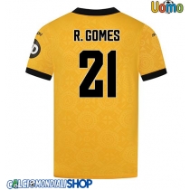Maglie da calcio Wolves Rodrigo Gomes #21 Prima Maglia 2025-26 Manica Corta